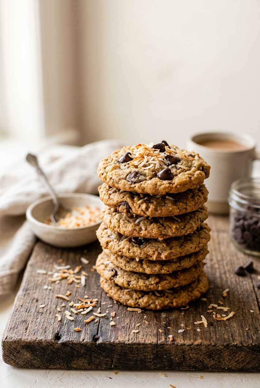 2-Ingredient Banana Coconut Cookies — finished dish