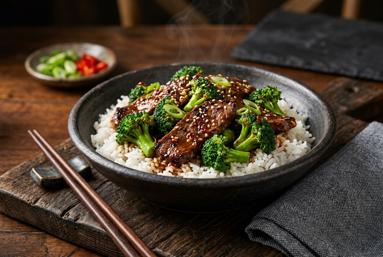 Beef and Broccoli Stir‑Fry