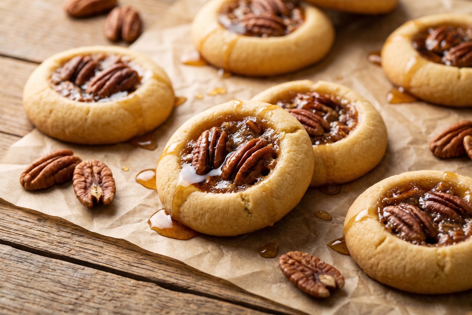 Brown Butter Pecan Pie Cookies — finished dish