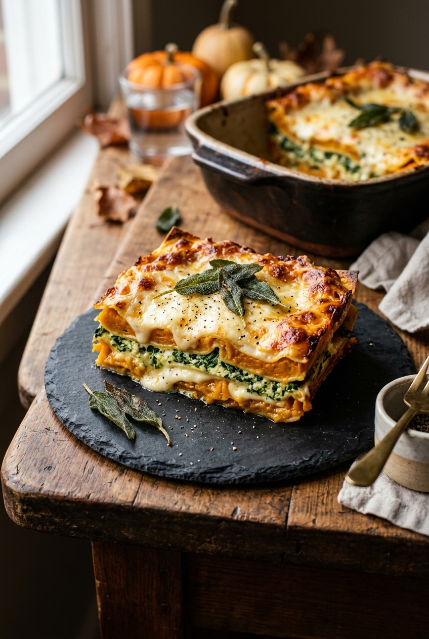 Butternut Squash Lasagna — finished dish
