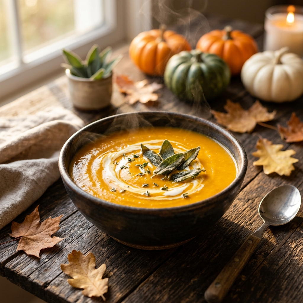 Butternut Squash Soup — finished dish