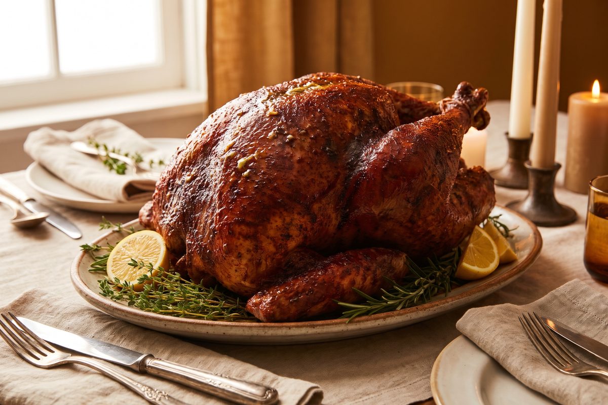 Cajun Butter Turkey — finished dish