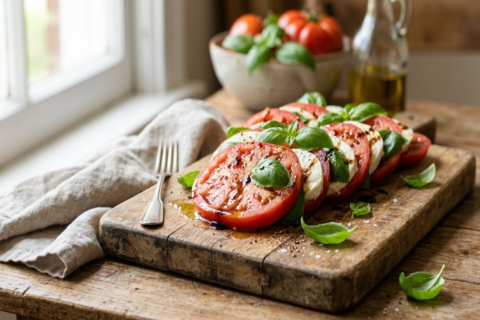 Caprese Salad — finished dish