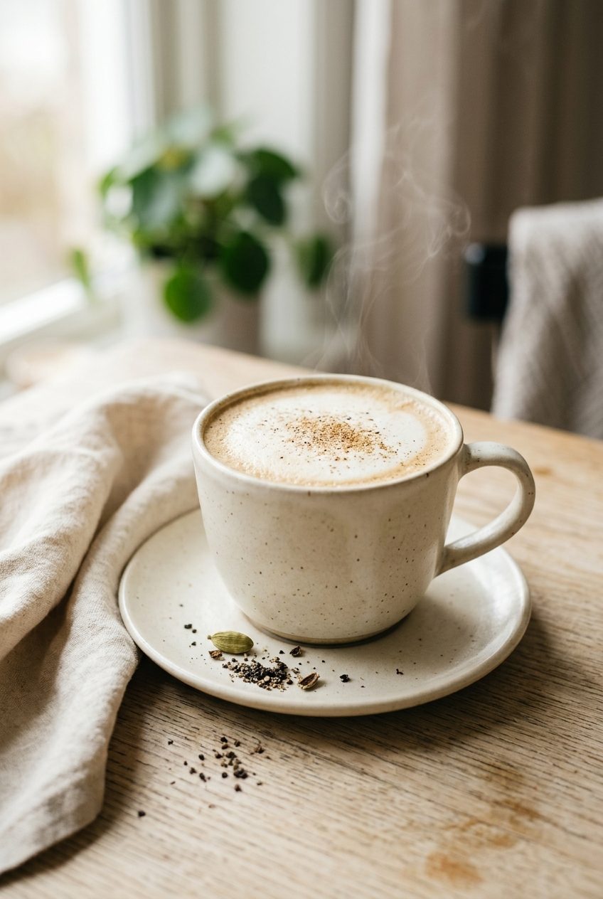 Cardamom Latte — finished dish