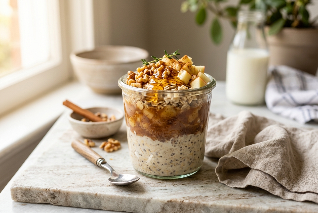 Cinnamon Apple Overnight Oats