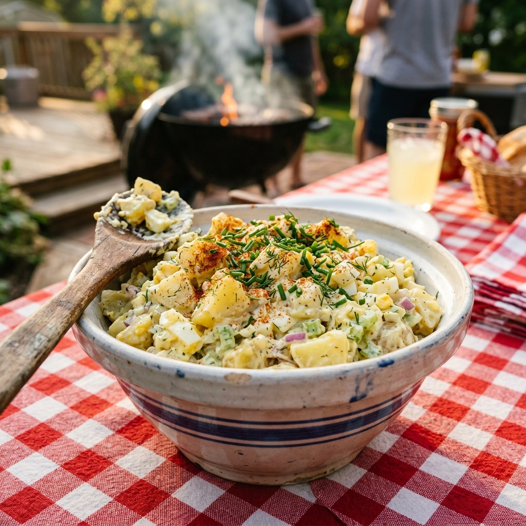 Classic Potato Salad — finished dish