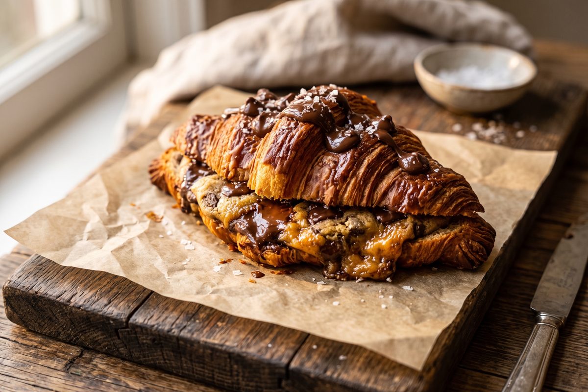 Cookie Croissant 'Crookie' — finished dish