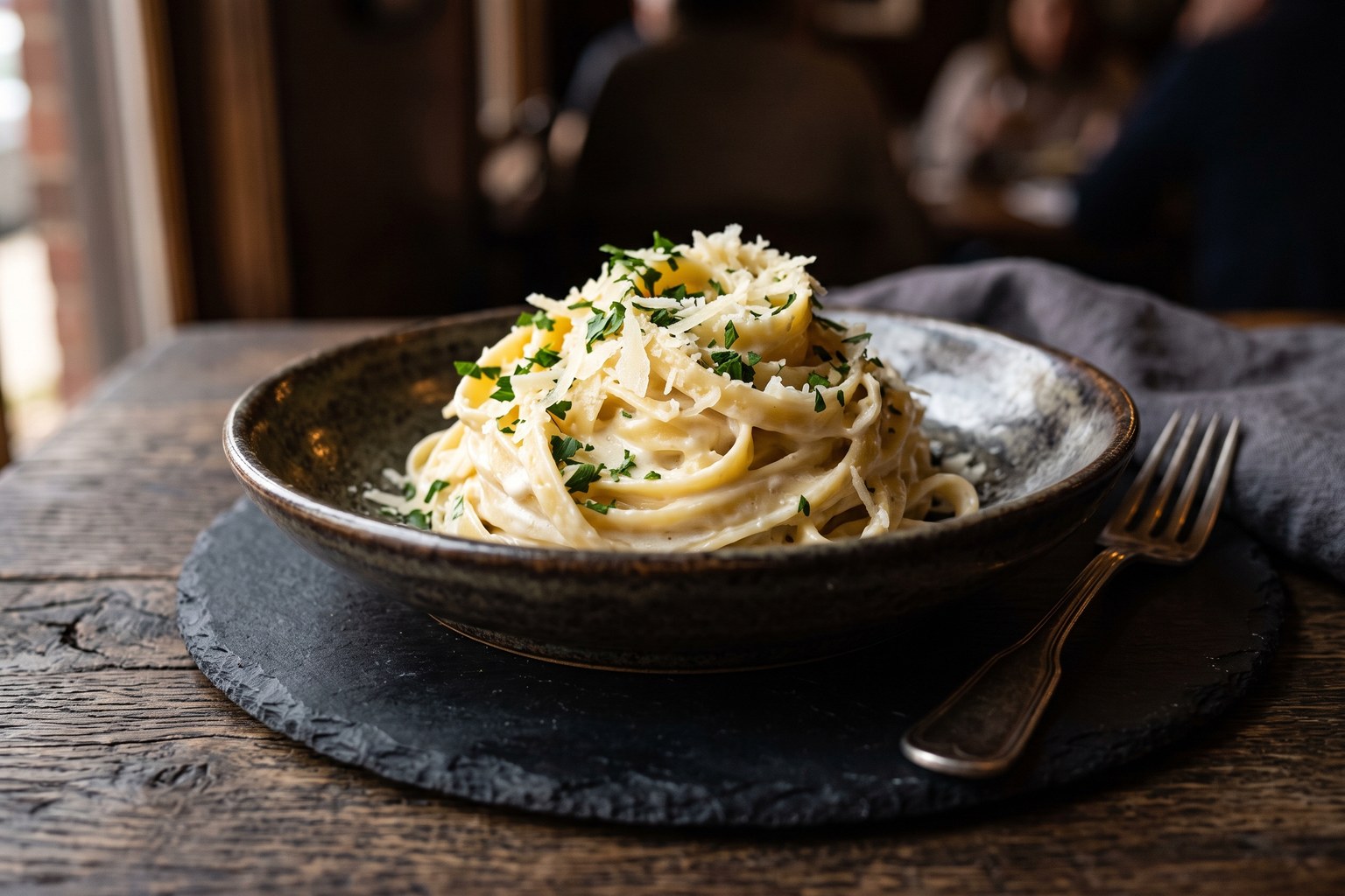Cottage-Cheese Alfredo Pasta — finished dish