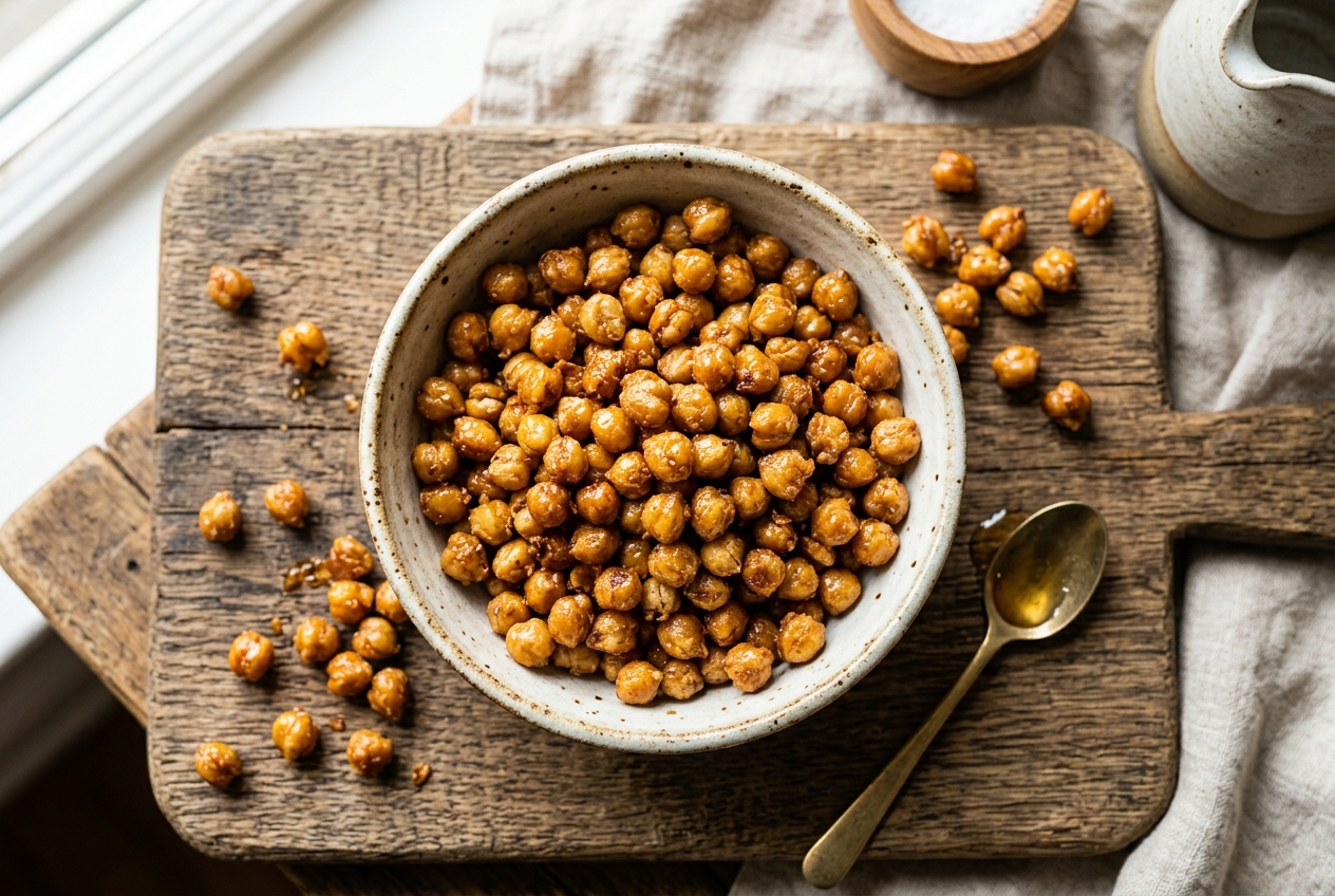 Honey Roasted Chickpeas