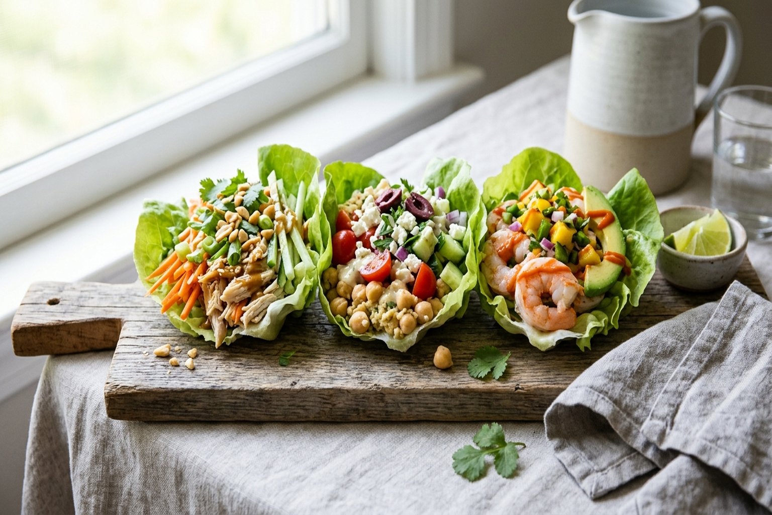 No-Cook Lettuce Wraps