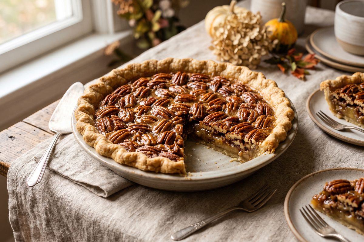 Maple Pecan Pie — finished dish