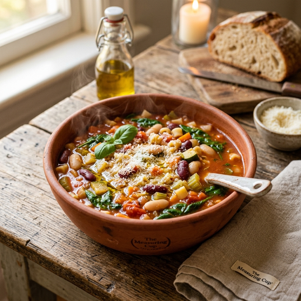 Minestrone Soup — finished dish