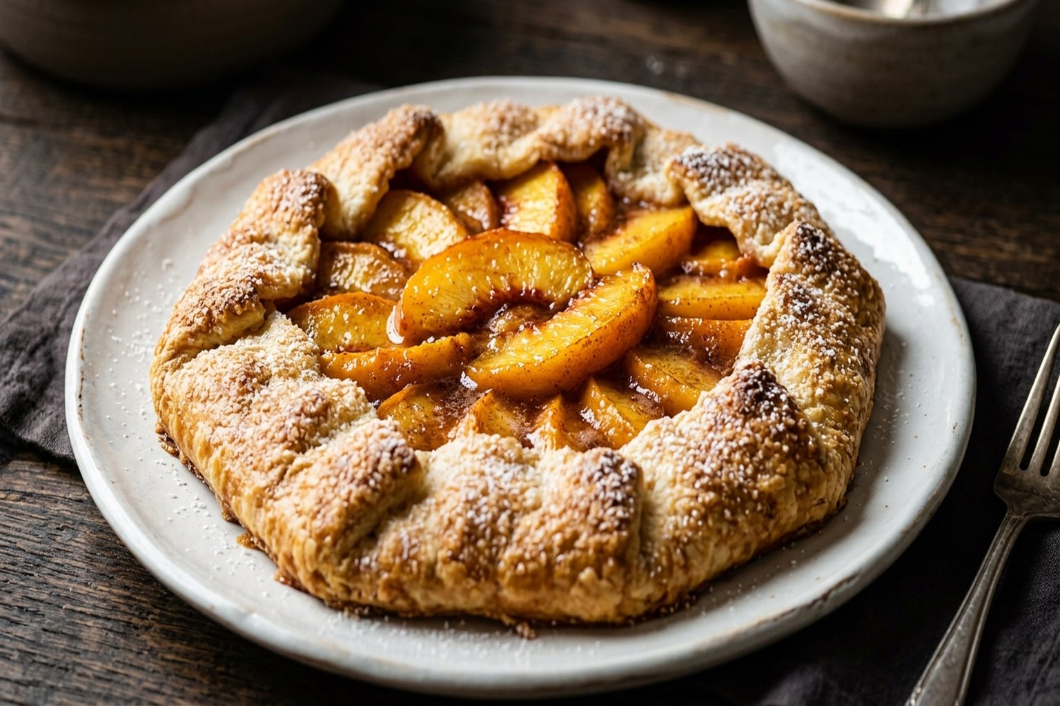 Rustic Peach Galette