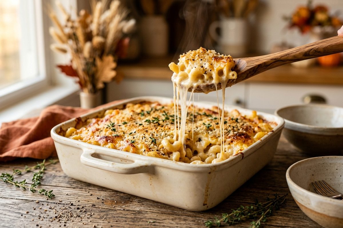 Tini's Viral Mac and Cheese (Elevated Baked) — finished dish
